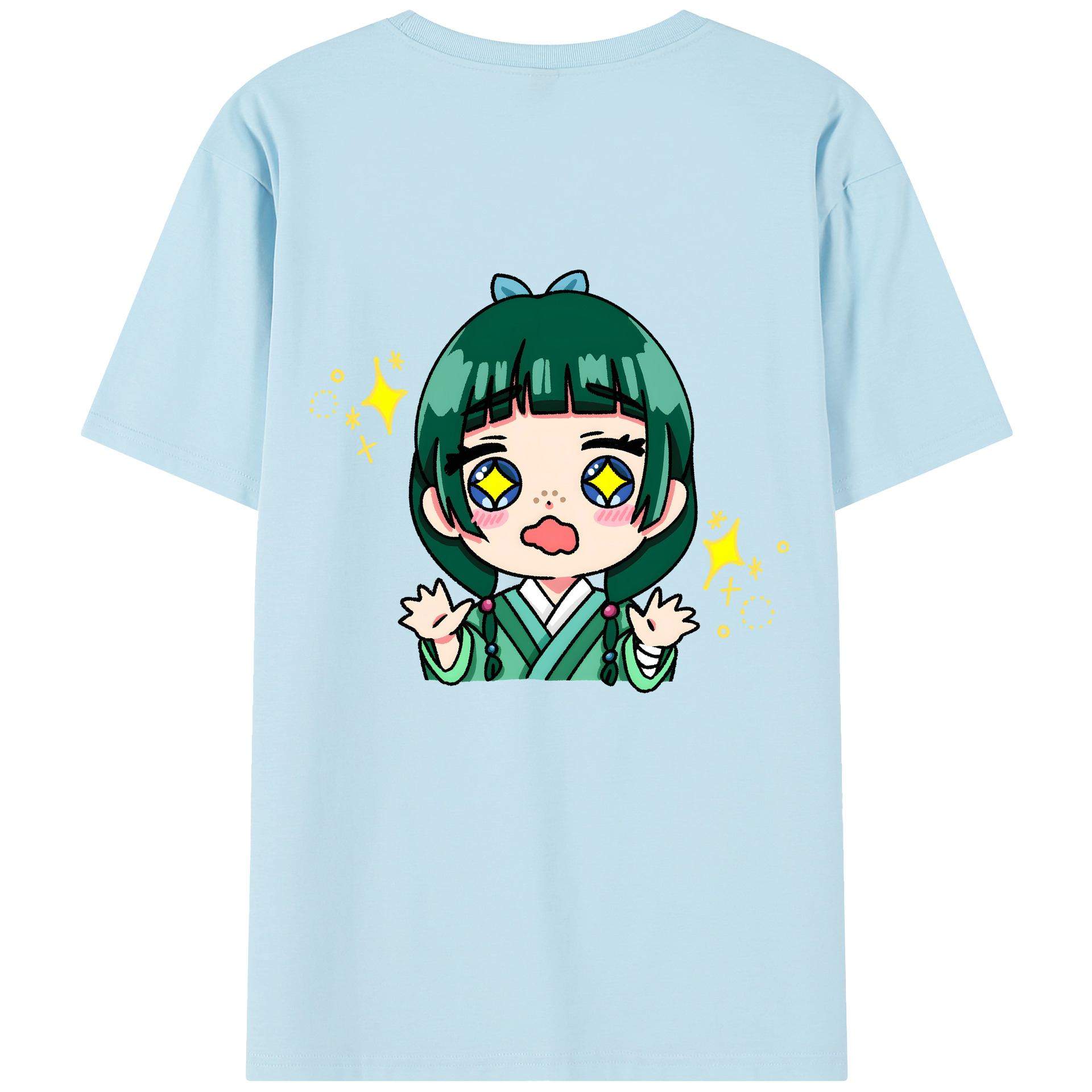 （画像用） 薬屋のひとりごと The Apothecary Diaries 綿100％半袖Tシャツ（背面プリント）